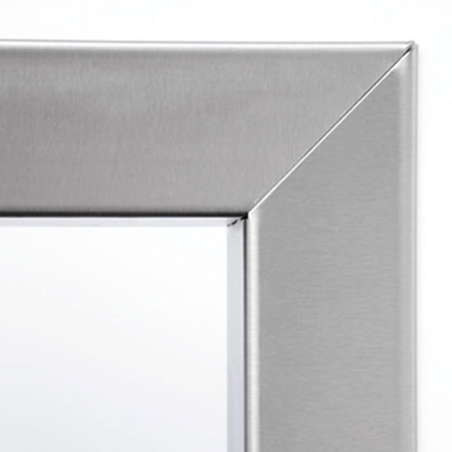 Stainless steel U-profile frame (1.4301)